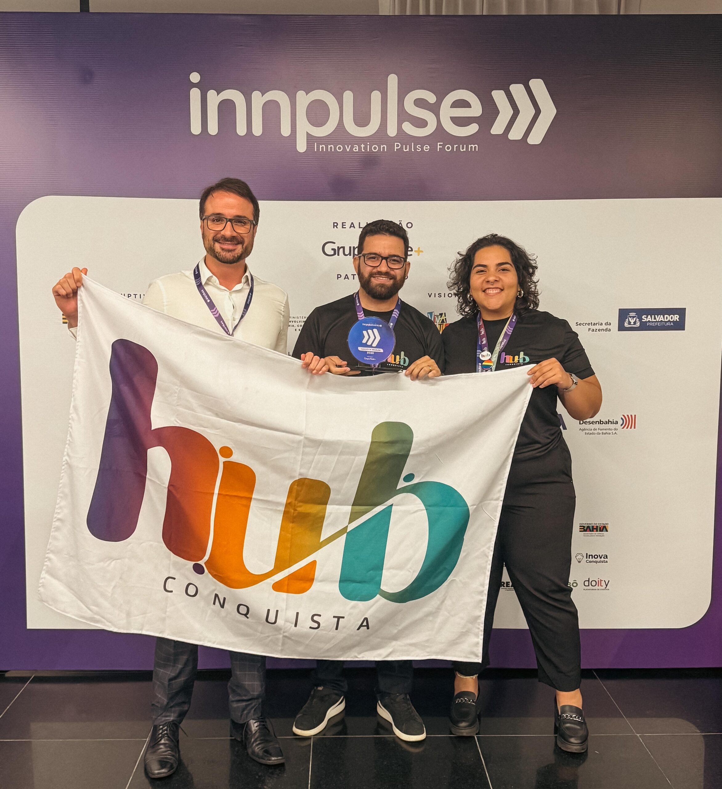 Hub Conquista é premiado no Innpulse Bahia 2025 como destaque em “Ambiente de Inovação” 